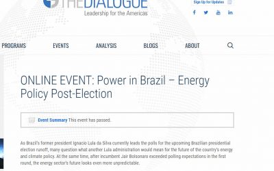 Power in Brazil – Energy Policy Post-Election